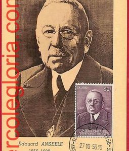 54596 - Belgium - Postal History - MAXIMUM CARD  - Edouard Anseele - 1956