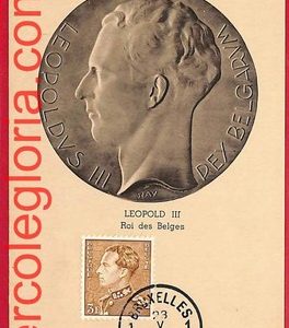 54601 - Belgium - Postal History - MAXIMUM CARD  - Leopold III - 1951