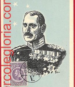 54612 - Denmark - Postal History - MAXIMUM CARD  - ROYALTY