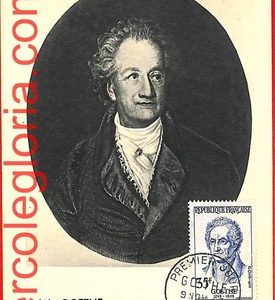 54630 - FRANCE - Postal History - MAXIMUM CARD  - Literature, W.Goethe - 1957