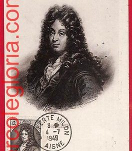 54613 - FRANCE - Postal History - MAXIMUM CARD  - Jeine Racine THEATRE - 1949