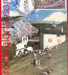 56903 - ANDORRA - Postal History- MAXIMUM CARD - Meritxell - 1976