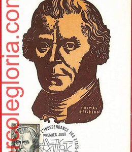 56905 - ANDORRA - Postal History- MAXIMUM CARD - THOMAS JEFFERSON - 1976