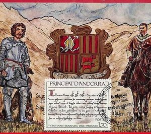 56910 - ANDORRA - Postal History- MAXIMUM CARD - Heraldry - 1978