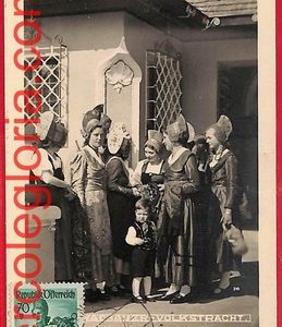 56922 - AUSTRIA - Postal History - MAXIMUM CARD  - Costumes, Durstein - 1950