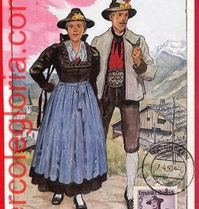 56923 - AUSTRIA - Postal History - MAXIMUM CARD  - Costumes, AS IS - 1950