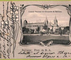 af0015 - ARGENTINA - VINTAGE POSTCARD - Barracas - 1907