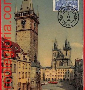 54619 - Bohemia and Moravia - Postal History - MAXIMUM CARD - Architecture -1944