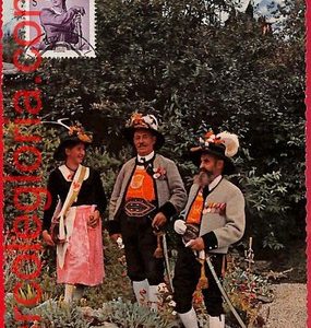 56954 - AUSTRIA - Postal History - MAXIMUM CARD  - Costumes - 1956
