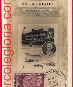 57431 - USA - Postal History - MAXIMUM CARD - Missipipi Territory - 1948