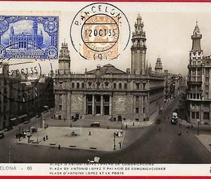 57380 - SPAIN - Postal History - MAXIMUM CARD - Architecture, Barcelona - 1935