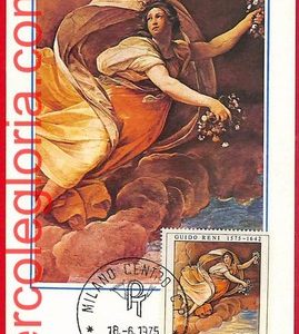 57346 - ITALY - Postal History - MAXIMUM CARD - Art, Guido Reni - 1975