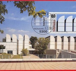 57221a - Germany - Postal History - MAXIMUM CARD - Architecture  Bauhaus - 1983
