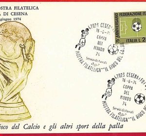 51369 - ITALY - Postal History - MAXIMUM CARD  - World Football Cup CESENA 1974