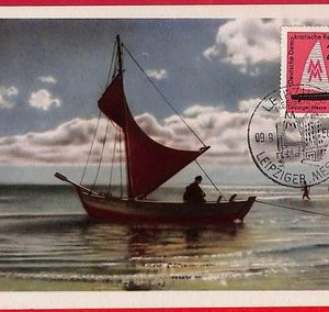 57231 - Germany DDR - Postal History - MAXIMUM CARD - Sailing Ship - 1956