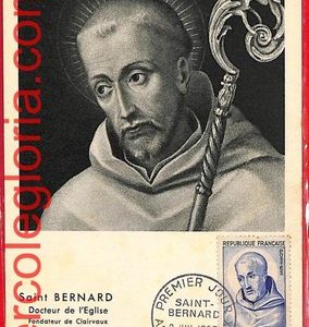 54606d - FRANCE - Postal History - MAXIMUM CARD  - Saint Bernard - 1953