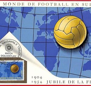 62729 - Switzerland - Postal History - MAXIMUM CARD - Football - 1954