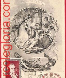 54605 - FRANCE - Postal History - MAXIMUM CARD  - Red Cross