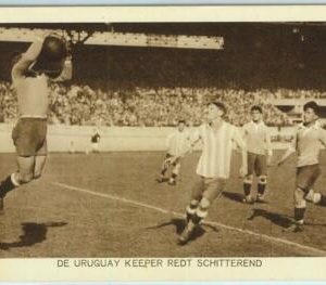 Lib7417 - VINTAGE POSTCARD 1928  Olympic  AMSTERDAM Argentina Uruguay FOOTBALL