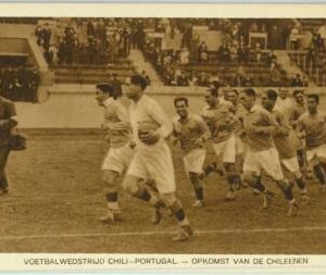 Lib7411 - VINTAGE POSTCARD 1928 Olympic Games AMSTERDAM Chile Portugal FOOTBALL
