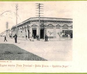 af0058 - ARGENTINA - VINTAGE POSTCARD - Bahia Blanca - Calle O'Higgins - 1903