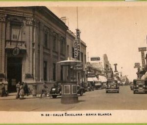 af0064 - ARGENTINA - VINTAGE POSTCARD - Bahia Blanca - Calle Chiclana