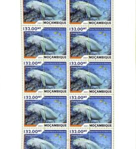 A9076 - Mozambique - ERROR MISPERF Stamp Sheet - 2021 - Parque Nacional