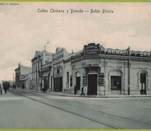 af0066 - ARGENTINA - VINTAGE POSTCARD - Bahia Blanca - Calle Chiclana