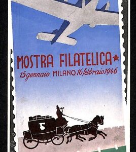 ab2005- CARTOLINA D'EPOCA - MILANO Città : Mosta Filatelica