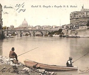 ab3110 - CARTOLINA D'EPOCA - Roma Città - CASTEL  Sant'Angelo 1903
