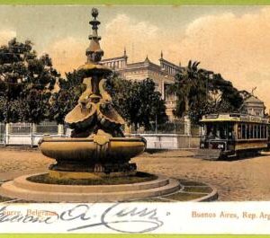 af0081 - ARGENTINA - VINTAGE POSTCARD - Belgrano,Calle Sucre - Buenos Aires