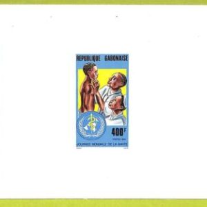 af9572 - Gabon - STAMPS-  MEDICINE 1990 Luxury Proof  WHO