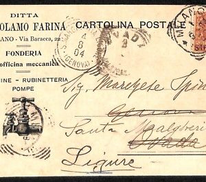 ab2018- CARTOLINA D'EPOCA - MILANO Città : Pubblicitaria