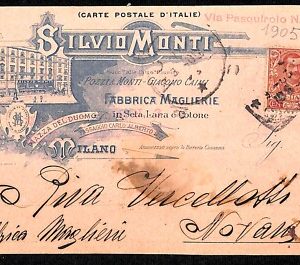 ab2019 - CARTOLINA D'EPOCA - MILANO Città : Pubblicitaria