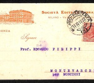 ab2022 - CARTOLINA D'EPOCA - MILANO Città : Pubblicitaria