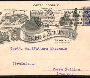 ab2026 - CARTOLINA D'EPOCA - MILANO Città : Pubblicitaria