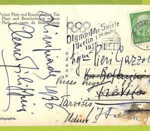 30937 - GERMANY - POSTAL HISTORY - Postcard - Olympic Game - 1936