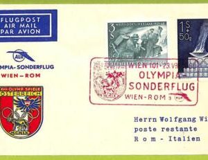 13176 - AUSTRIA - POSTAL HISTORY - Olympic Game SPECIAL FLIGHT - 1960