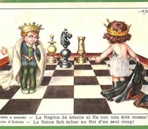 59736 - VINTAGE POSTCARD Ansichtskarten - CHESS (Bertiglia)