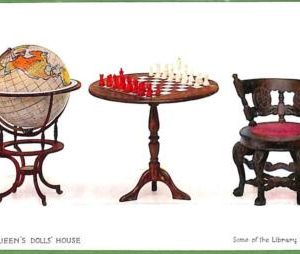 ah2511 - VINTAGE POSTCARD Ansichtskarten - The Queen's Doll's House  - CHESS