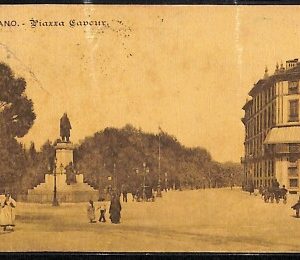 ab2033 - CARTOLINA D'EPOCA - MILANO Città : Piazza Cavour