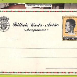 af9476 - ANGOLA - POSTAL HISTORY - AEROGRAMME Cover - MEDICINE