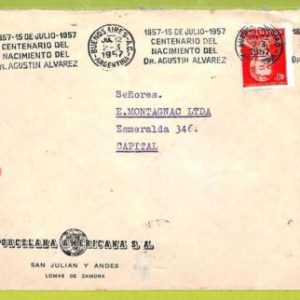 af9477 - ARGENTINA  - POSTAL HISTORY - Cover - 1957, MEDICINE