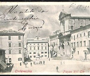 ab3209 - CARTOLINA D'EPOCA - Roma Provincia - Civitavecchia  1901