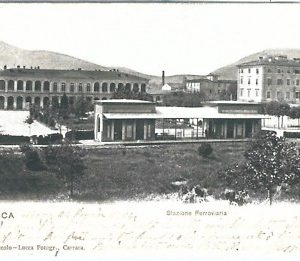 73554 - CARTOLINA d'Epoca - LUCCA  citta' -  STAZIONE FERROVIARIA  1904