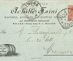 ab2051 - CARTOLINA D'EPOCA - MILANO Città : Pubblicitaria