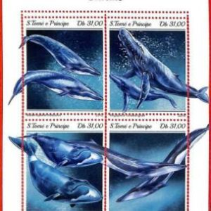A3183- SAO TOME & PRINCIPE, ERROR MISSPERF Miniatur s: 2018 Wale,...