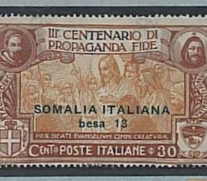 36281    Varietà ITALIA - SOMALIA : Sassone 46a - Ritocco - Nuovo