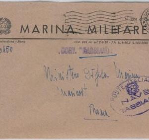 42881 - ITALY - POSTAL HISTORY COVER - Military Marine Ship: BIRDS - SEA GULL