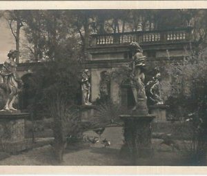 73597 - CARTOLINA d'Epoca - LUCCA  citta' -  Interno Giardino